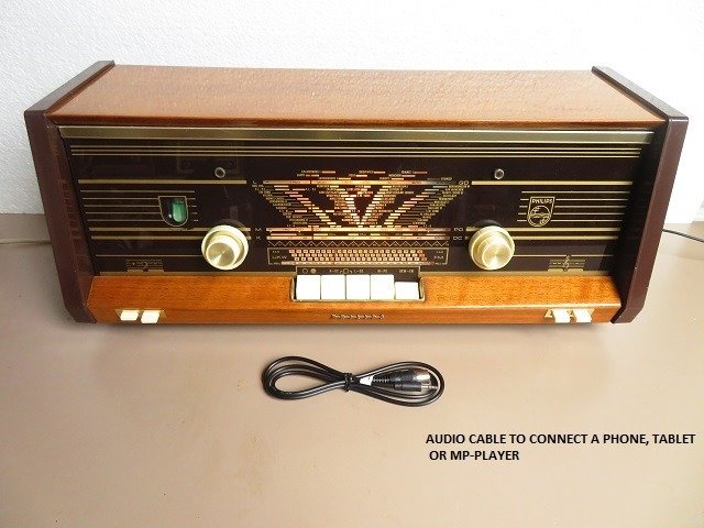 Philips – B4X23A FM 108 in uitstekende staat – Buizenradio