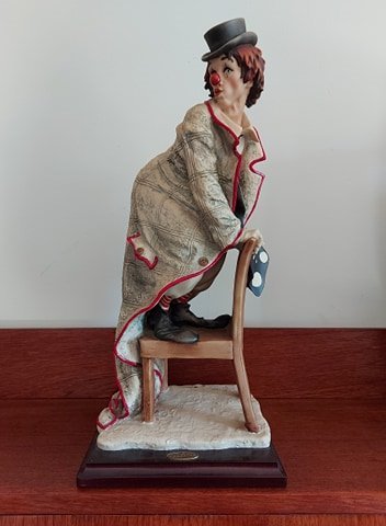 Giuseppe Armani - Capodimonte - Klovne, Skulptur (1) - Porcelæn