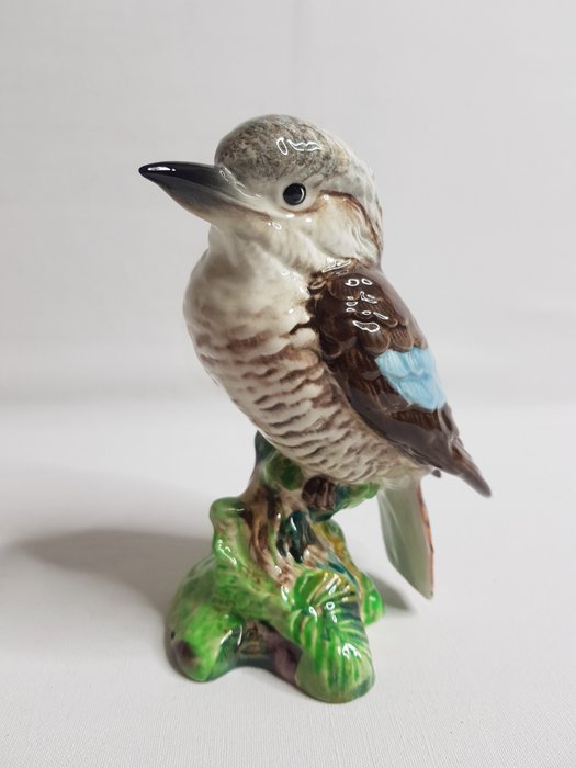 Beswick - 鳥雕像，澳大利亞翠鳥“ Kookaburra”（1159） - 瓷器