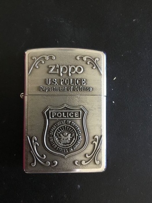 Zippo - Isqueiro - Zippo 3D Emblem Departamento de Polícia dos EUA de 1
