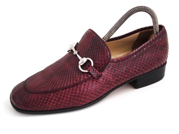 Gucci - Snakeskin Jordan Loafers - Size 