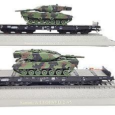 CHAR TANK LEOPARD 2 A5 KWS II BW 742207 réf 599 militaire HO Roco Minitanks 