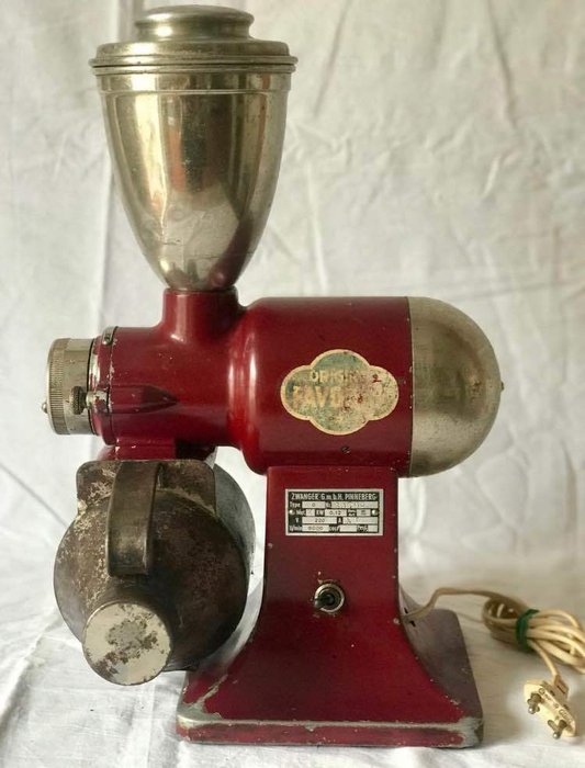 molinillo de café eléctrico vintage rojo años 7 - Compra venta en  todocoleccion