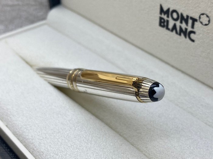 Montblanc - Penna a sfera Meisterstück Solitaire in argento sterling W.A. Mozart
