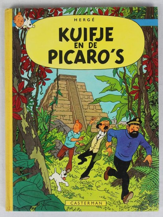 Kuifje 22 – Kuifje en de Picaro’s – Editio Princeps uitgave – Hardcover met linnen rug – Eerste druk – (1976)