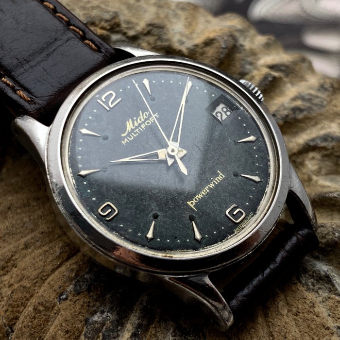 Mido - Powerwind Automatic - Multifort  - "NO RESERVE PRICE"  - Cal. 0917PC - Homem - 1950-1959
