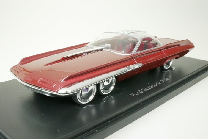 AutoCult - 1:43 - Ford Seattle-ite XXI prototype - USA - 1962 - vermelho - 1 de 333 peças