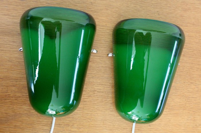 Ikea - Zwei Wandlampen - Lavin - Groen
