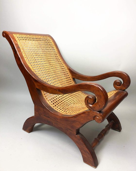 British Colonial Plantation Chair Regency Style Catawiki
