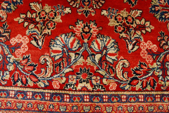 Image 2 of Rug - Wool on Cotton - Early 20th century