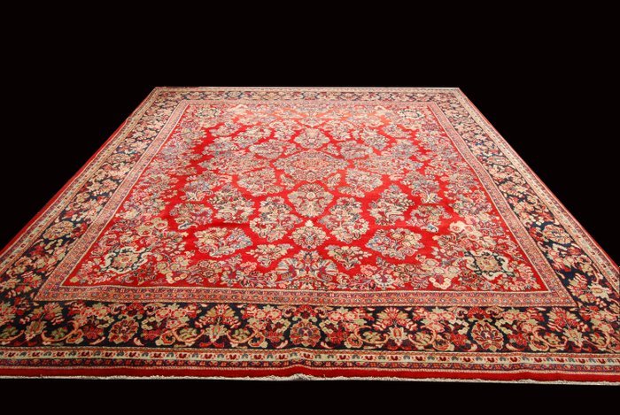 Image 3 of Rug - Wool on Cotton - Early 20th century