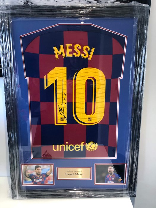 Leonil Messi Autogrammkarte FC Barcelona