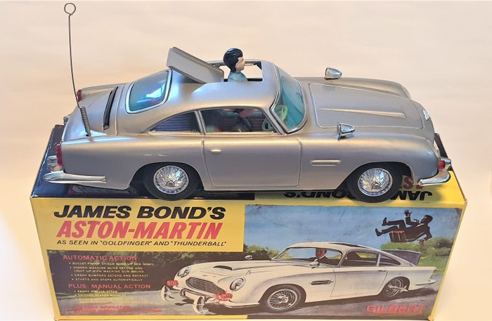 Gilbert - Auto James Bond 007 Aston Martin DB5 mit Batterieantrieb - 1960-1969 - Japan