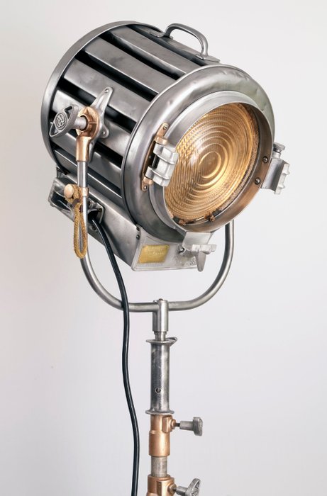 Rare Large Mole Richardson Film Light Type 410 - Farol, Lámpara, Lámpara de pie (1) -  Vintage Hollywood Movie Theatre Studio Spot Lamp