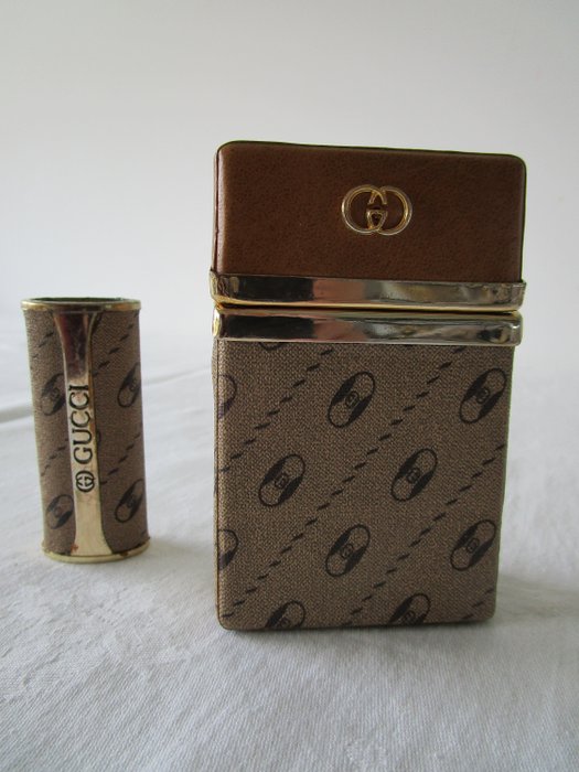Cucci - Vintage Cucci cigarette case with lighter holder - Catawiki