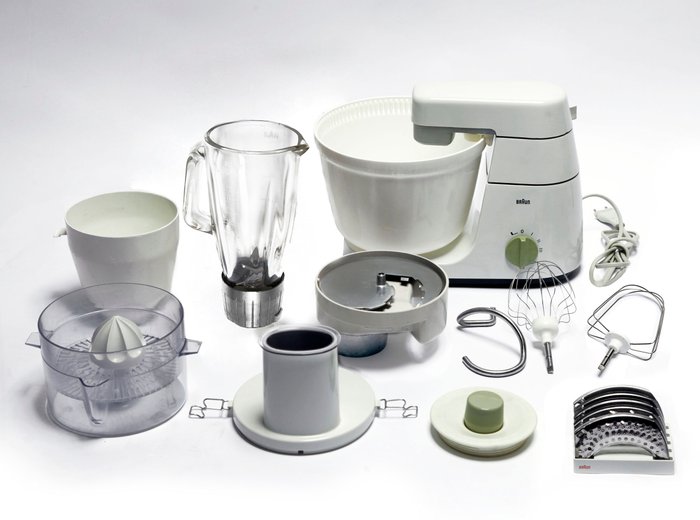 G.A.Muller - Braun - Food processor km 32 - Contemporary - Aluminium, Glass, Plastic
