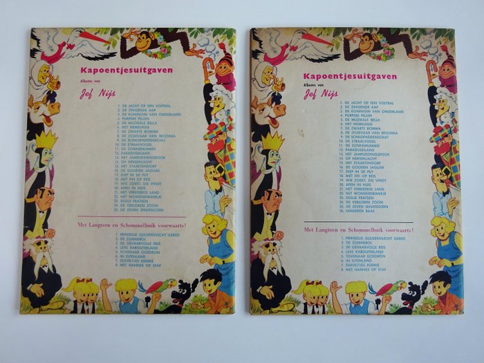 Jommeke – Lot van 23 albums tussen nrs 26 en 50 – Eerste druk – (1966/1972)
