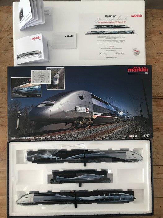 Märklin H0 - 37797 - Train set - TGV Duplex V 150 - Catawiki