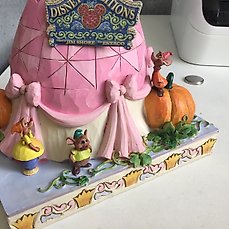 Disney Enesco Shore Traditions 4062249 Cinderella & Mice Figurine EVENT pink 