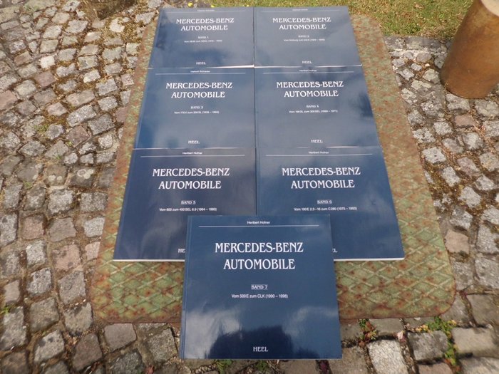 Book - Mercedes-Benz - 7 volumes ! Over 1100 Pages !