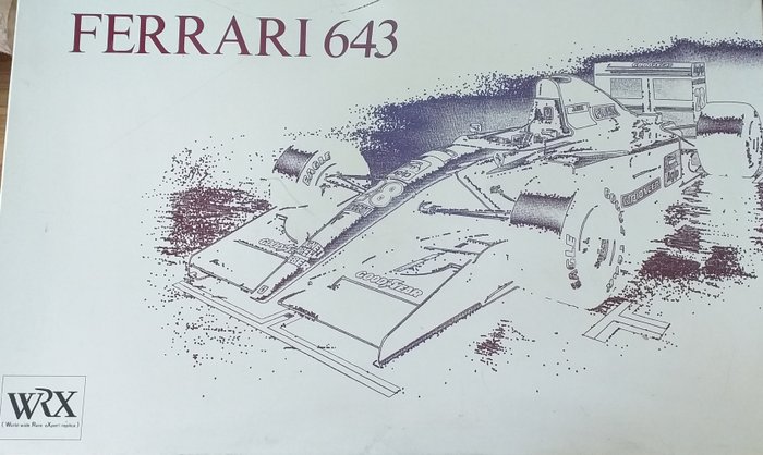 WRX Rosso - 1:8 - Ferrari 643 1:8 - Alain Prost - Jean Alesi byggar upp kit