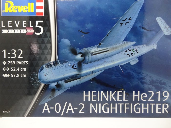REVELL® 03928 Heinkel He219A-0/A-2 Nightfighter in 1:32 