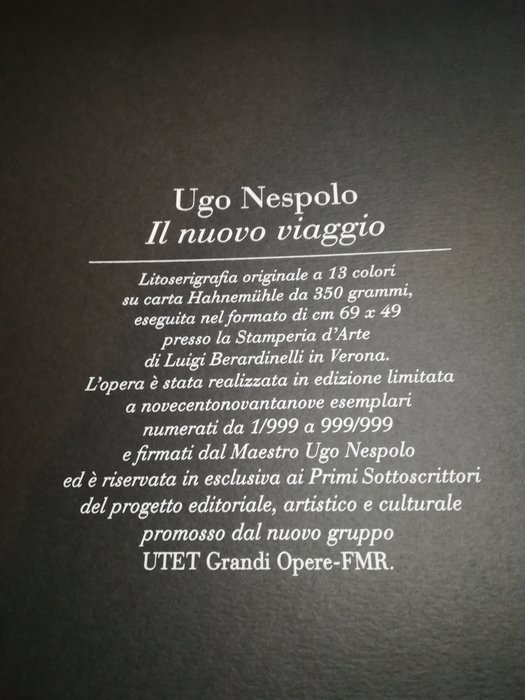 Image 2 of Ugo Nespolo (1941) - Un nuovo viaggio