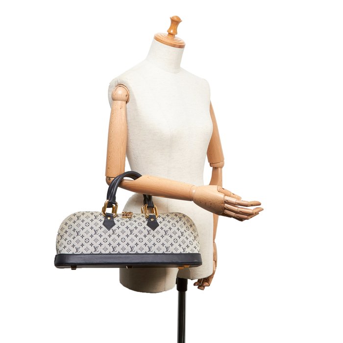 Vuitton Monogram Mini Lin Alma Long Handbag -