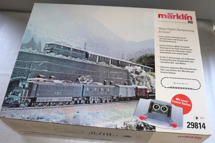 Märklin H0 - 29814 - Juego de trenes - Juego de iniciación Mega-Digital "Suiza" - SBB-CFF