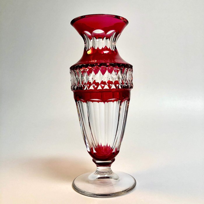 Val Saint Lambert - 花瓶“加里” - 水晶