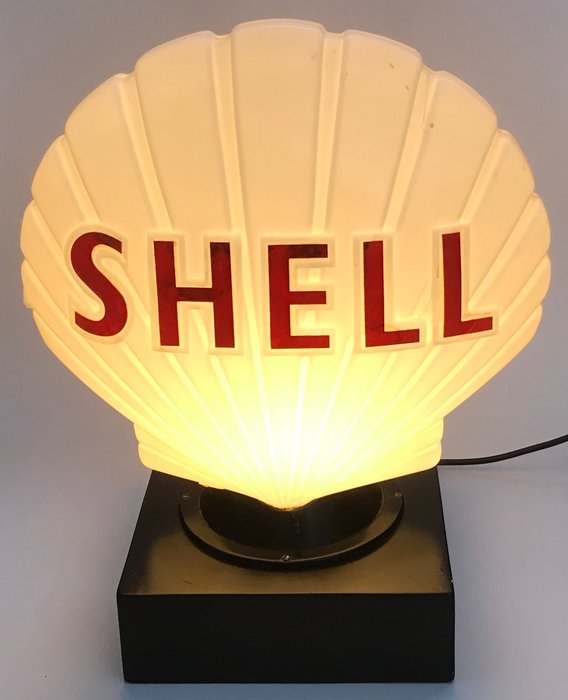 Globe Shell Gas Pump - oryginał - Shell Gas Pump Globe - original - Shell - 1960-1970