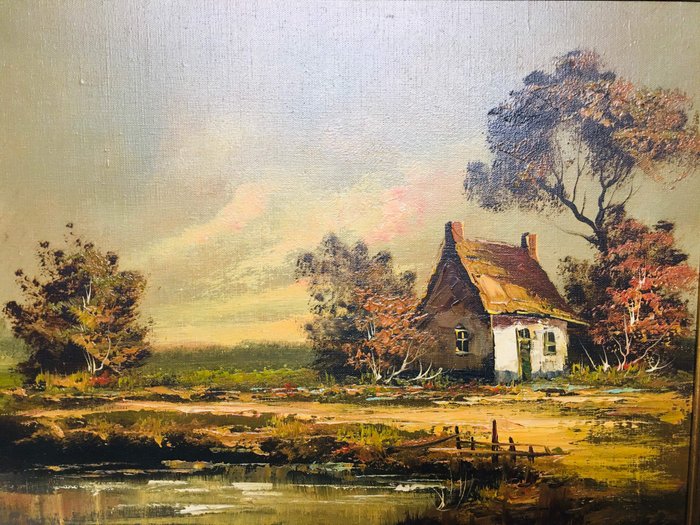 Rick Theunissen (1928) - Hollandse landschap
