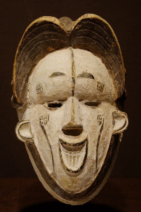 Mask - Wood - Okoroshi Oma- Provenance Karel Gomes - Ibo - Ivory Coast 