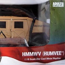 Humvee HMMWV "POLIZIA MILITARE" Desert Tan 1/18 Diecast Auto Autoworld awml 003 B 