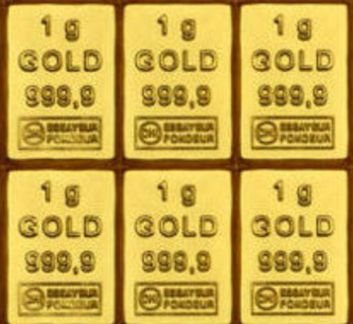 6 x 1 Gramm - Oro .999 - Valcambi Goldbarren LBMA Zertifiziert - Molte
