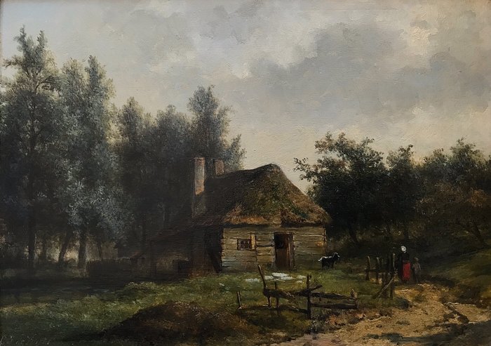 Cornelis Johannes de Vogel (1824-1879) - “The Cottager’s way.....”