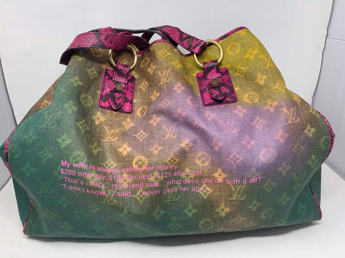Louis Vuitton - Limited Edition Richard Prince Mixed Violet - Catawiki