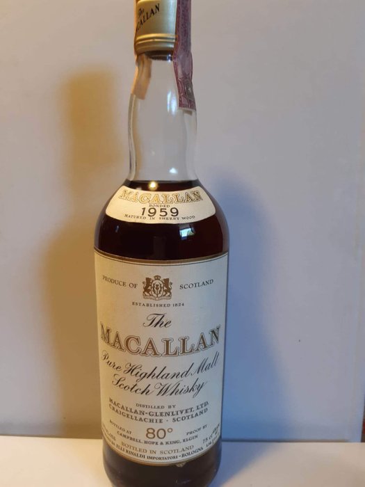 Macallan 1959 80 Proof - Original bottling - b. 1970年代 - 75厘升