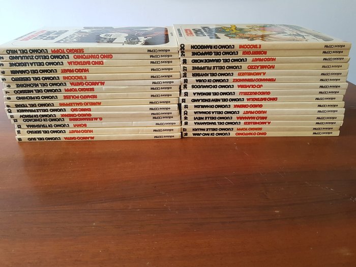Un uomo un'avventura nn. 1/30 - collana completa - Hardcover - Erstausgabe - (1976/1980)