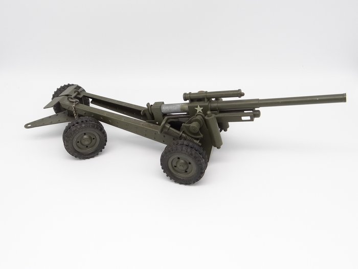 Elastolin Lineol Hausser - Long Pipe Gun Heavy Howitzer Cannon Gun Hausser Elastolin Langrohrgeschütz Schwere Feldhaubitze Kanone Gun US Army ? - 1930-1939
