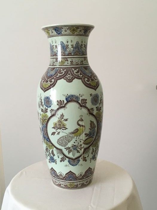 Villeroy & Boch - Vază, decor Paon - Ceramică