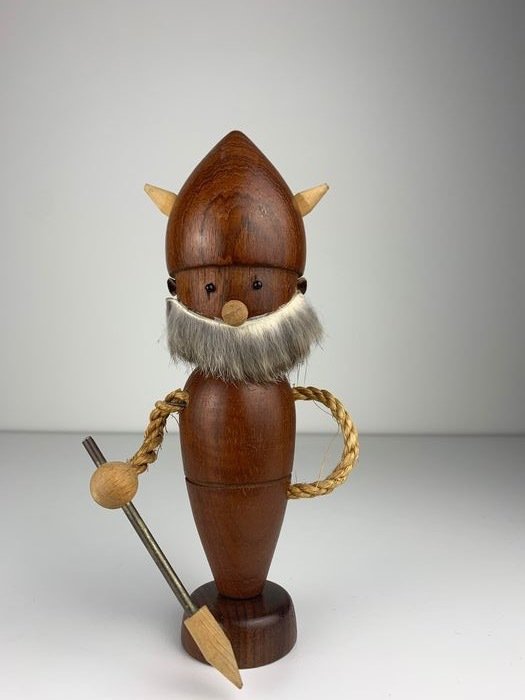 Nagy Hans Bølling stílusú teak viking beépített parafa csavarral és palacknyitóval
