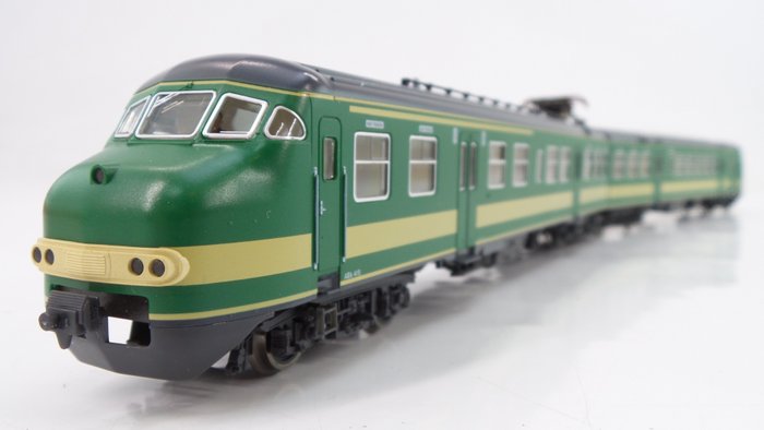 Fleischmann H0 - (90)4472 - Unidad de tren - Matt '64 'Plan V' en color verde, modelo Jubilee 150 años de ferrocarriles - NS