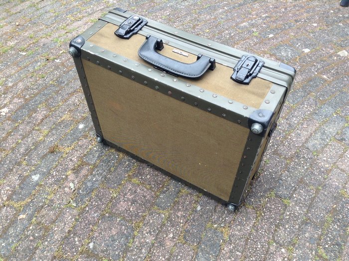 Rimowa吉普硬式军绿色帆布旅行箱，用于照相设备 - Rimowa - 1970-1980
