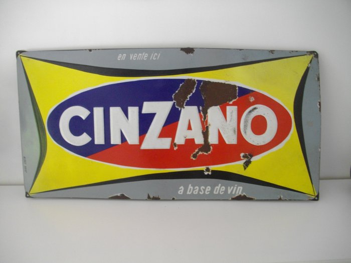 Cinzano - 搪瓷板 - 瑪瑙