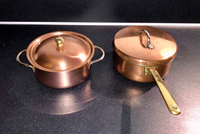 Copper pans SIGG / COLINOX Switzerland (prof)