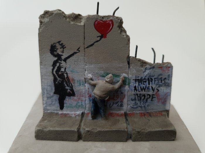 Banksy - Walled Off Hotel Girl With Balloon Sculpture