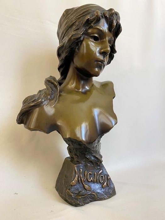 Emmanuel Villanis (1858-1914) - Sculpture, 'Mignon'