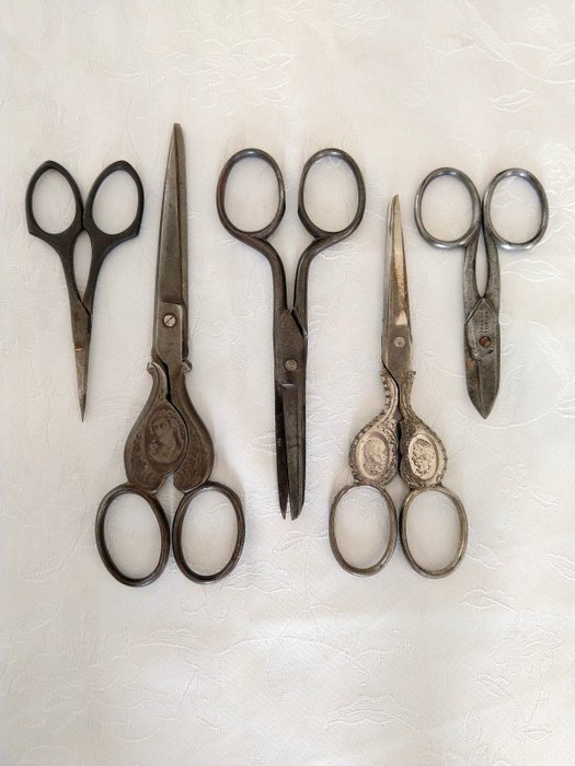 Solingen - 古代剪刀主要用于缝纫 - 金属