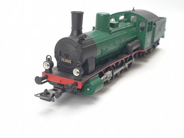 Piko H0 - 95697-2 - Steam locomotive with tender - Series 71 (G7.1) - NMBS